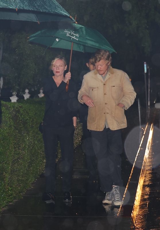 Kirsten Dunst and Jesse Plemons at San Vicente Bungalows in West Hollywood 11/15/2023