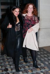 Lana Parrilla and Rebecca Mader - Leaving Costes Hotel in Paris 11/13/2023