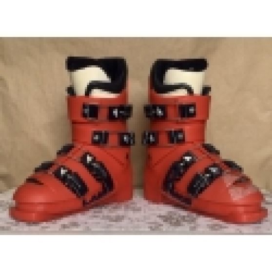 Lange Deep Vintage 70’s Orange Ski Boots