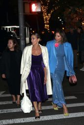Lele Sadoughi Arriving to Party at the "Ambra" Restaurant in the West Village 11/09/2023