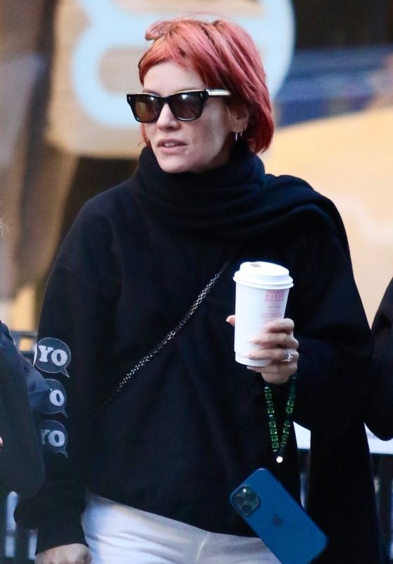 Lily Allen Shows Off Her Red Hair in NYC 11/18/2023