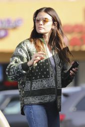 Lucy Hale at a Gas Station in LA 11/26/2023