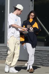 Madison Beer With Boyfriend After Jimmy Kimmel Show 11/01/2023