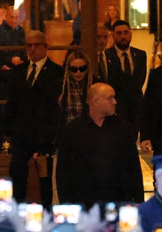 Madonna at the Ritz Place Vendôme Hotel in Paris 11/19/2023