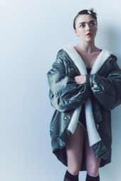 Maisie Williams - Mazi Coat Campaign November 2023