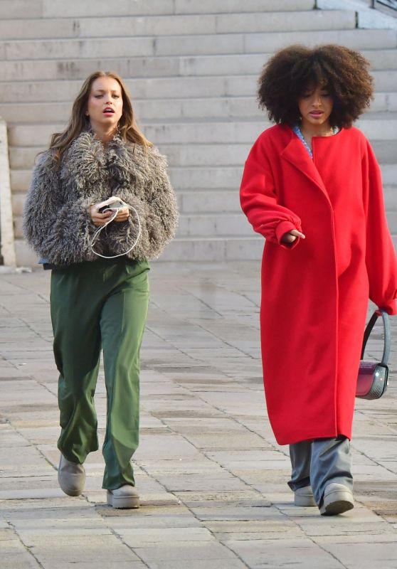 Margarida Corceiro and Diana Del Mar Shoot For Their Latest Project Out in Venice 11/17/2023