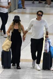 Margot Robbie and Tom Ackerley at the Airport in Brisbane 11/05/2023