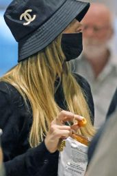 Margot Robbie at the Airport in Melbourne 11/07/2023