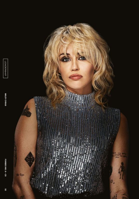 Miley Cyrus - Forbes Magazine Deutsch Nr.8 2023