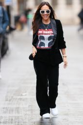 Myleene Klass - Out at Smooth Radio in London 11/21/2023