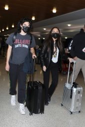 Olivia Rodrigo and Conan Gray at the Airport in Milwaukee 11/22/2023