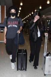 Olivia Rodrigo and Conan Gray at the Airport in Milwaukee 11/22/2023