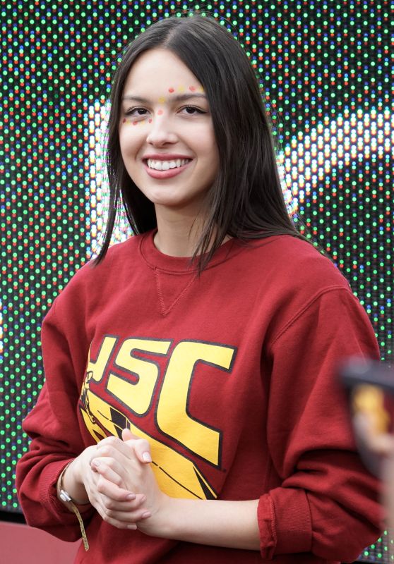 Olivia Rodrigo at NCAA Football Game Between the USC Trojans and the UCLA Bruins in Los Angeles 11/18/2023