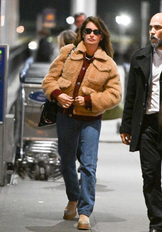 Penelope Cruz at JFK Airport 11/28/2023