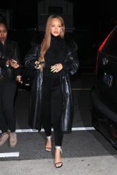 Rihanna Wearing All Black - Santa Monica 11/12/2023