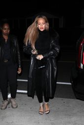 Rihanna Wearing All Black - Santa Monica 11/12/2023