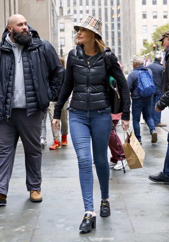 Savannah Guthrie - Out in New York City 10/30/2023