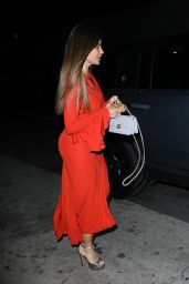 Sofia Vergara in a Red Dress in Beverly Hills 11/02/2023
