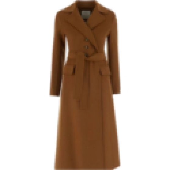 Sportsmax Double Faced Coat in Brown