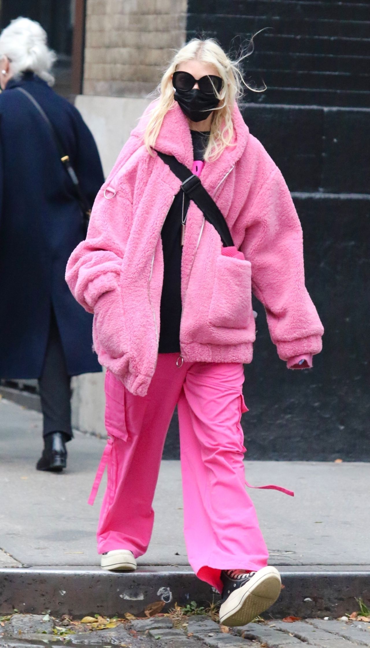 Taylor Momsen in a Vibrant All Pink Outfit in New York 11/22/2023 ...