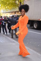 Teyonah Parris - Arrives to ABC Studios in New York City 11/16/2023