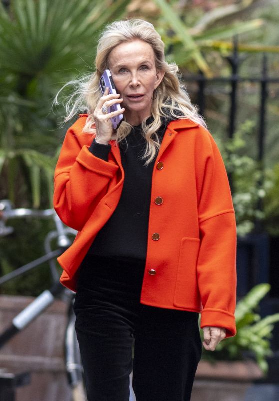 Trudie Styler - Departed the Chiltern Firehouse in London 11/17/2023