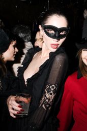 Violetta Komyshan at Ivy Getty Halloween Party in NY 10/31/2023