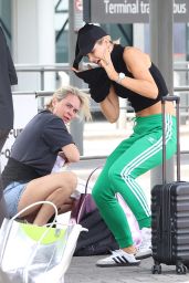Vogue Williams and Jo McNally at Perth Airport 11/12/2023