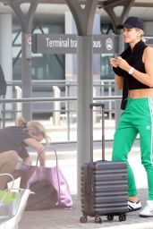 Vogue Williams and Jo McNally at Perth Airport 11/12/2023