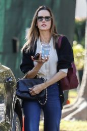 Alessandra Ambrosio - Christmas Shopping in Pacific Palisades 12/15/2023
