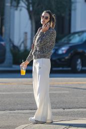 Alessandra Ambrosio Christmas Shopping in Pacific Palisades 12/23/2023