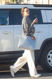Alessandra Ambrosio Christmas Shopping in Pacific Palisades 12/23/2023