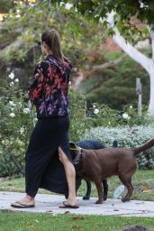 Alessandra Ambrosio - Out in Brentwood 12/11/2023