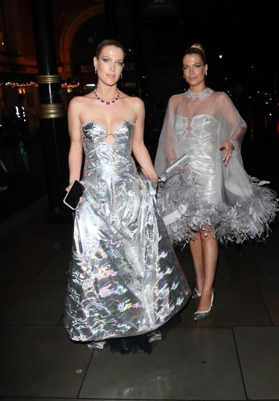 Amelia Spencer and Eliza Spencer - Leaving The Fashion Awards in London ...