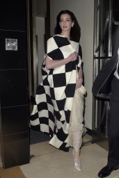 Anne Hathaway - Leaves Claridges Hotel in London 12/04/223