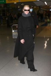 Anya Taylor-Joy - Arriving at JFK Airport in New York 12/10/2023