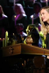 Brie Larson - Narrating the Candlelight Ceremony and Processional at Disneyland in Anaheim 12/03/2023