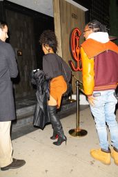 Brittany Bell at Catch Steak in West Hollywood 12/28/2023