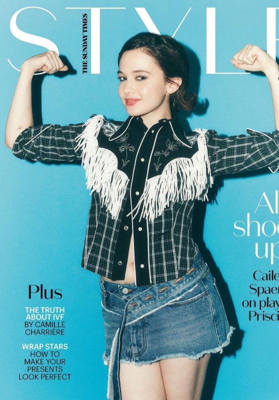 Cailee Spaeny - The Sunday Times Style December 2023 Cover