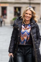 Charlotte Hawkins - Leaving Global Studios Heart Breakfast Show in London 12/13/2023