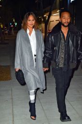Chrissy Teigen Night Out Style - West Hollywood 12/04/2023