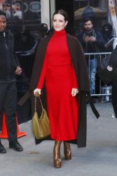 Claire Foy at GMA in New York City 12/13/2023