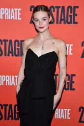 Elle Fanning – Opening Night of the Second Stage Theater Play “Appropriate” on Broadway in New York 12/18/2023