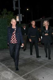 Ellen DeGeneres and Portia de Rossi at E Baldi in Beverly Hills 12/09/2023