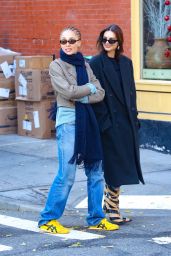 Emily Ratajkowski and Adwoa Aboah Out in New York