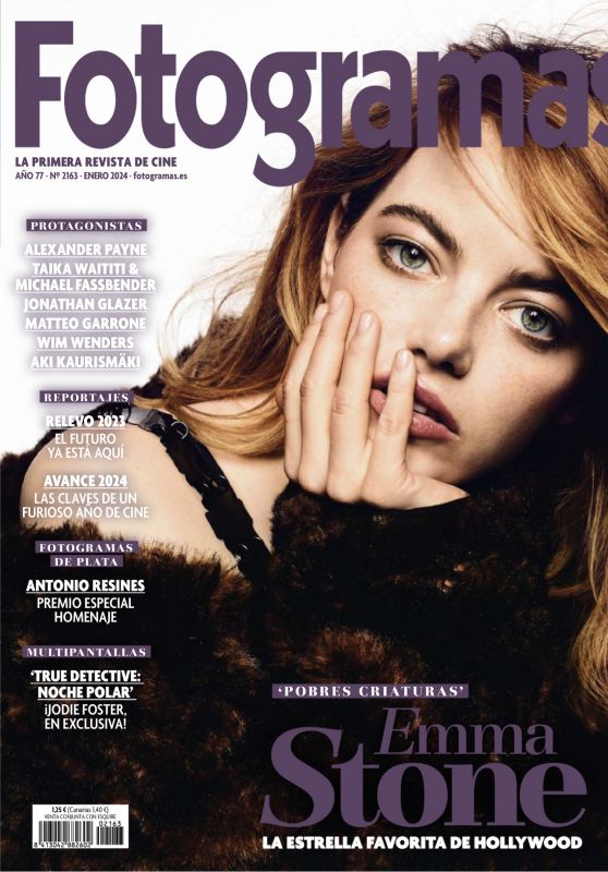 Emma Stone - Fotogramas Magazine January 2024 Issue