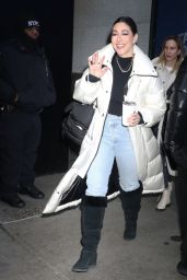 Erielle Reshef Exiting GMA Morning Show in New York 12/22/2023