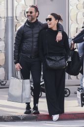 Eva Longoria and José Bastón Christmas Shopping at Giorgio Armani in Beverly Hills 12/23/2023
