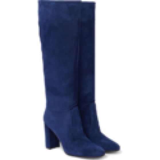 Gianvito Rossi Bespoke Navy Suede Boots