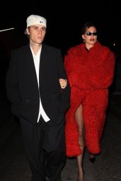 Hailey Rhode Bieber and Justin Bieber at Funke in Beverly Hills 12/12/2023